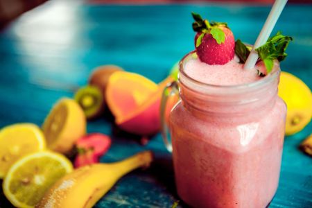 Smuzi ýertudana, banan & pyrtykal