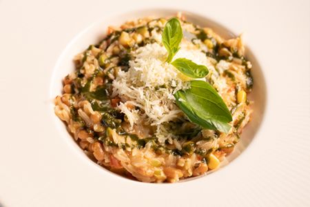 Gök önümli Rizotto